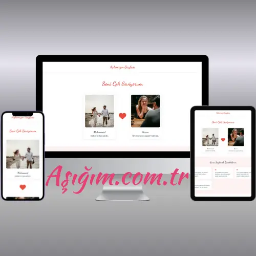 Kişiye Özel Yıldönümü Sevgililer Günü Tasarımı V2